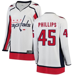 Matthew Phillips Women's Fanatics Branded Washington Capitals Breakaway White Away Jersey