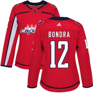 Peter Bondra Women's Adidas Washington Capitals Authentic Red Home Jersey