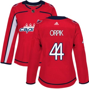 Brooks Orpik Women's Adidas Washington Capitals Authentic Red Home Jersey