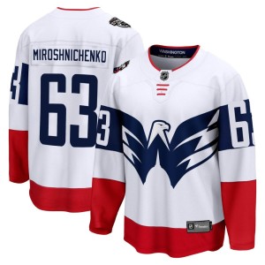 Ivan Miroshnichenko Youth Fanatics Branded Washington Capitals Breakaway White 2023 Stadium Series Jersey