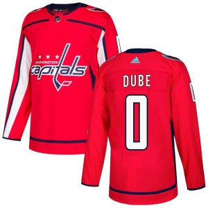 Pierrick Dube Youth Adidas Washington Capitals Authentic Red Home Jersey