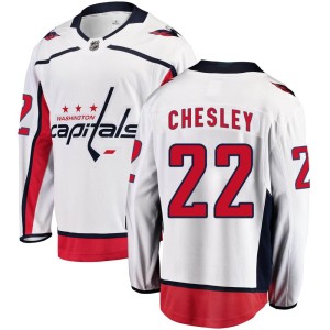Ryan Chesley Men's Fanatics Branded Washington Capitals Breakaway White Away Jersey