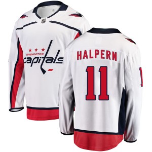 Jeff Halpern Men's Fanatics Branded Washington Capitals Breakaway White Away Jersey