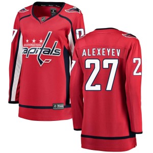 Alexander Alexeyev Women's Fanatics Branded Washington Capitals Breakaway Red Home Jersey