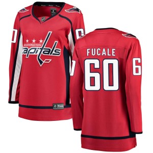 Zach Fucale Women's Fanatics Branded Washington Capitals Breakaway Red Home Jersey