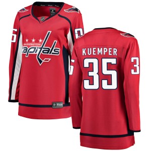 Darcy Kuemper Women's Fanatics Branded Washington Capitals Breakaway Red Home Jersey