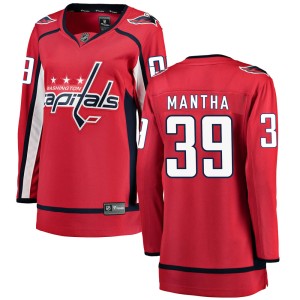 Anthony Mantha Women's Fanatics Branded Washington Capitals Breakaway Red Home Jersey