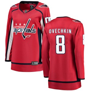 Alex Ovechkin Women's Fanatics Branded Washington Capitals Breakaway Red Home Jersey