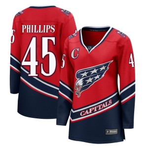 Matthew Phillips Women's Fanatics Branded Washington Capitals Breakaway Red 2020/21 Special Edition Jersey