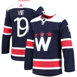 Brendan Witt Youth Adidas Washington Capitals Authentic Navy 2020/21 Alternate Primegreen Pro Jersey