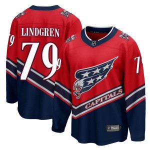 Charlie Lindgren Youth Fanatics Branded Washington Capitals Breakaway Red 2020/21 Special Edition Jersey