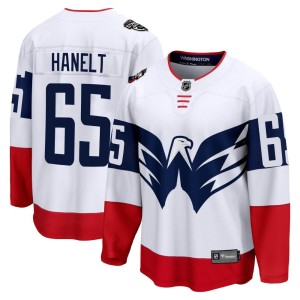 Haakon Hanelt Men's Fanatics Branded Washington Capitals Breakaway White 2023 Stadium Series Jersey