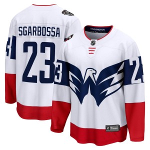 Michael Sgarbossa Men's Fanatics Branded Washington Capitals Breakaway White 2023 Stadium Series Jersey