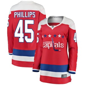 Matthew Phillips Women's Fanatics Branded Washington Capitals Breakaway Red Alternate Jersey