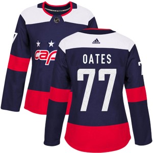 Adam Oates Women's Adidas Washington Capitals Authentic Navy Blue 2018 Stadium Series Jersey