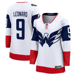 Ryan Leonard Women's Fanatics Branded Washington Capitals Breakaway White 2023 Stadium Series Jersey