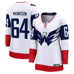 Oskar Magnusson Women's Fanatics Branded Washington Capitals Breakaway White 2023 Stadium Series Jersey