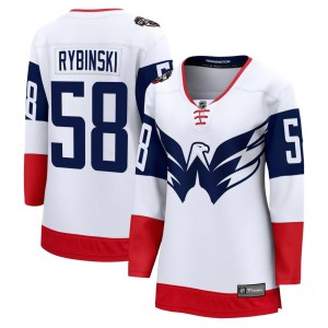 Henrik Rybinski Women's Fanatics Branded Washington Capitals Breakaway White 2023 Stadium Series Jersey