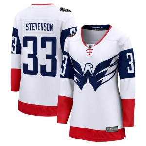 Clay Stevenson Women's Fanatics Branded Washington Capitals Breakaway White 2023 Stadium Series Jersey