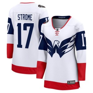 Dylan Strome Women's Fanatics Branded Washington Capitals Breakaway White 2023 Stadium Series Jersey
