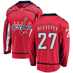 Alexander Alexeyev Men's Fanatics Branded Washington Capitals Breakaway Red Home Jersey