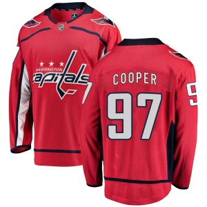 Reid Cooper Men's Fanatics Branded Washington Capitals Breakaway Red Home Jersey