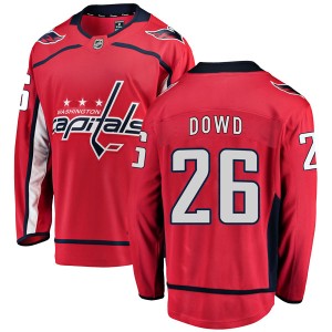 Nic Dowd Men's Fanatics Branded Washington Capitals Breakaway Red Home Jersey