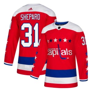 Hunter Shepard Youth Adidas Washington Capitals Authentic Red Alternate Jersey