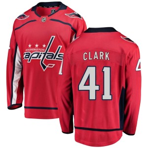 Chase Clark Youth Fanatics Branded Washington Capitals Breakaway Red Home Jersey