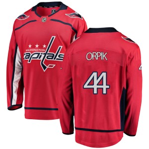 Brooks Orpik Youth Fanatics Branded Washington Capitals Breakaway Red Home Jersey